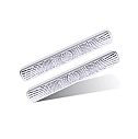 16-21 GLC/15-21 C /16-22 E /CLS Koltuk Altı Yapıştırma Kapak 2 Parça (Gümüş) - 2