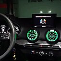 AUDİ A3 Işıklı Ön Havalandırma Seti App Control - 4