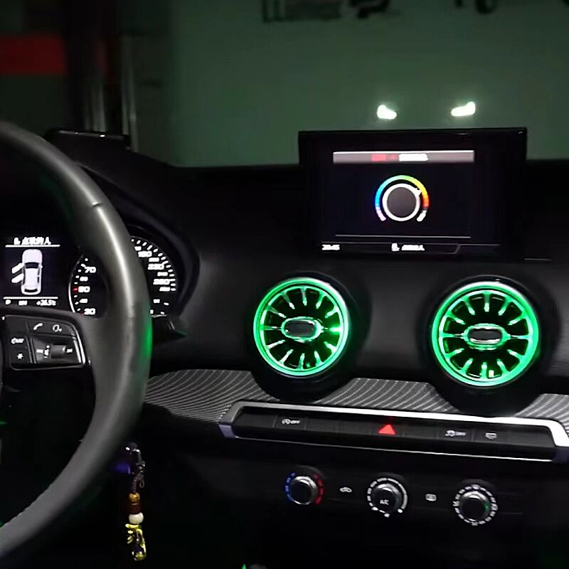 AUDİ A3 Işıklı Ön Havalandırma Seti App Control - 4