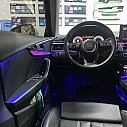 Audi A4/A5 17-24 Rainbow Full Trimli İç Ambiyans Aydınlatma Seti Carbon - 3