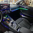 Audi A4/A5 17-24 Rainbow Full Trimli İç Ambiyans Aydınlatma Seti Carbon - 5