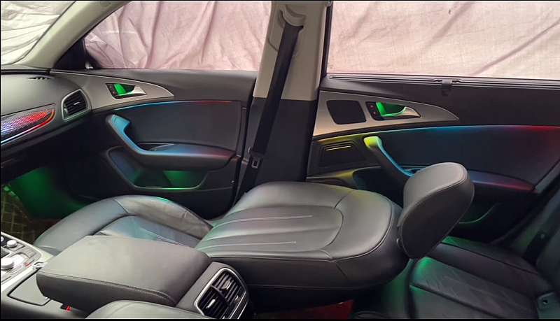 Audi A6 12-18 Yeni Trimli Rainbow Ambiyans Aydınlatma Seti  - 2
