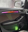 Audi Q5 10-18 Trimli Galaxy Desen Carbon Rainbow İç Ambiyans Aydınlatması - 2