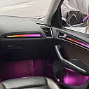 Audi Q5 10-18 Trimli Galaxy Desen Carbon Rainbow İç Ambiyans Aydınlatması - 4