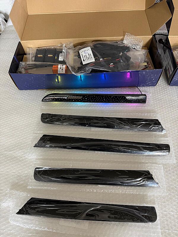 Audi Q7 10-15 Trimli Rainbow Yıldız Desen İç Ambiyans Aydınlatması - 3