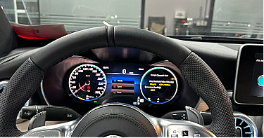BENZ C Class W205 Car Play Hayalet Gösterge Ekranı - 1