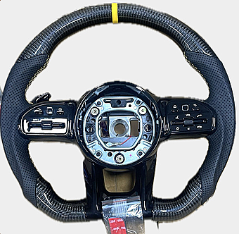 BENZ Carbon Sarı Manyetikli Direksiyon - 1
