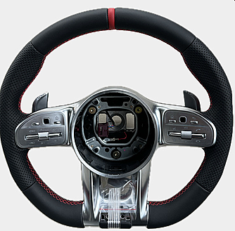 BENZ Deri Amg Kırmızı Dikişli Direksiyon - 1