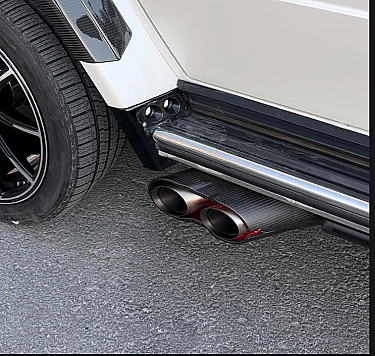Benz G Class Işıklı Egzoz Başlığı - 2