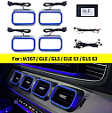 Benz GLE GLS W167 Kare Model 4 parça Kapak Front Airvent 