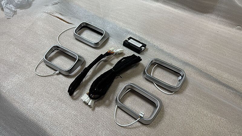 Benz GLE GLS W167 Kare Model 4 parça Kapak Front Airvent - 4
