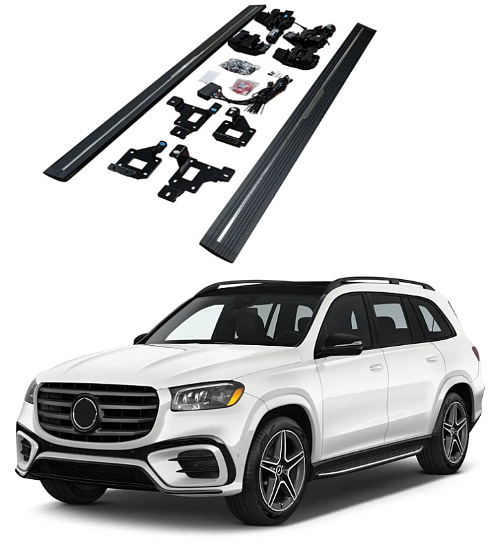 Benz GLS 2020-2024 Maybach Stili Elektrikli Basamak - 1