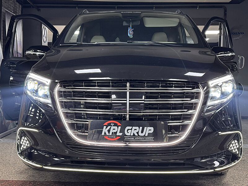 Benz Vito W447 2016-2023 Ön Arka Tampon Seti Işıklı Panjur Model 2 - 2