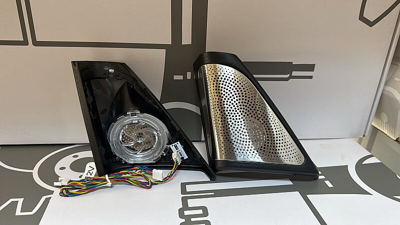 BMW 5 Series F10 Işıklı Tweeter Kapak Seti Tweeter içerisinde - 3