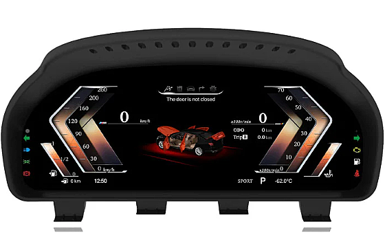 BMW E60 CCC 5 Serisi 2004-2009 12.3 " Hayalet Ekran Linux LFS-BMWDG07 - 1