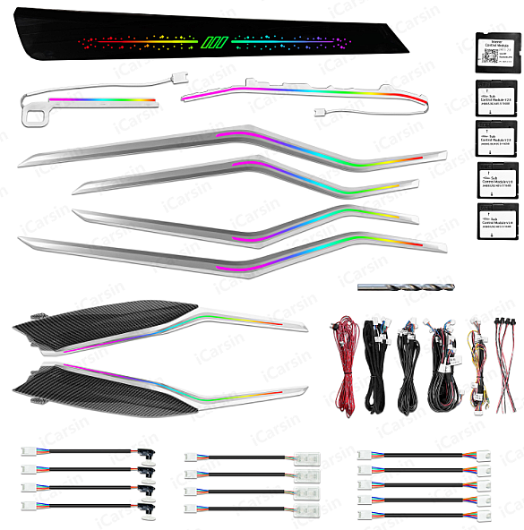 BMW G20 20-22 Full Trimli Hoparlör ve Tweeter İçerisinde Rainbow İç Ambiyans Aydınlatması - 1