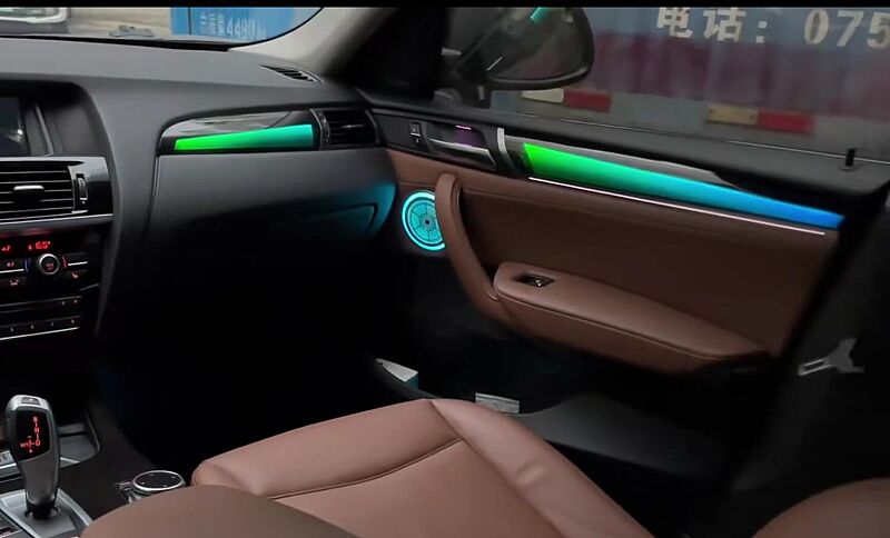 BMW X3 X4 12 17 Trimli  Rainbow İç Ambiyans Aydınlatması - 3