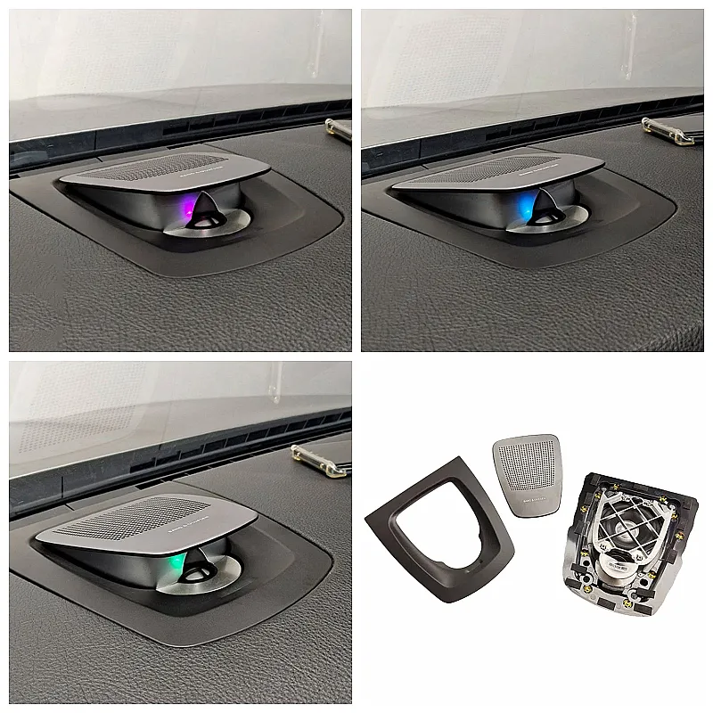 BMW X5 F15 2013 2018 X6 F16 2014 2018  BAMG &OIVESEN X5 Işıklı Motorlu Center Hoparlör - 1