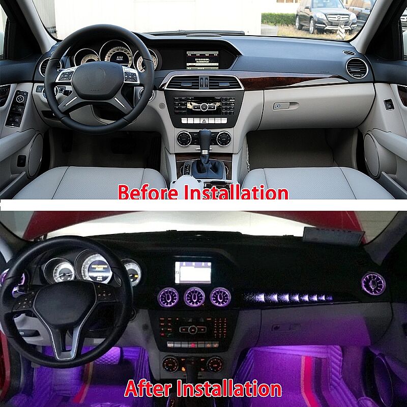 C Class W204 W205 Görünüm Ön Havalandırma Ve Yan Trimler - 7