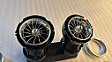 C Class W205 GLC X253 64 Renk EQS Model Front Rear Airvent Set - 4