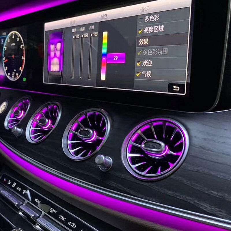 E-Class W213 Işıklı Ön Havalandırma Seti - 3