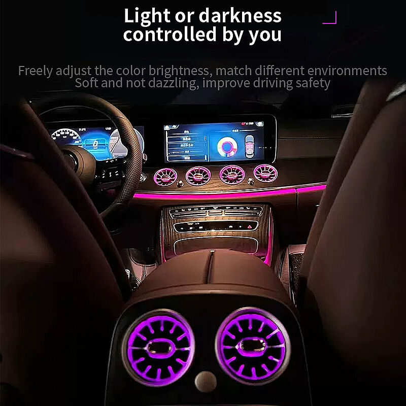 E-Class W213 Işıklı Ön Havalandırma Seti - 4