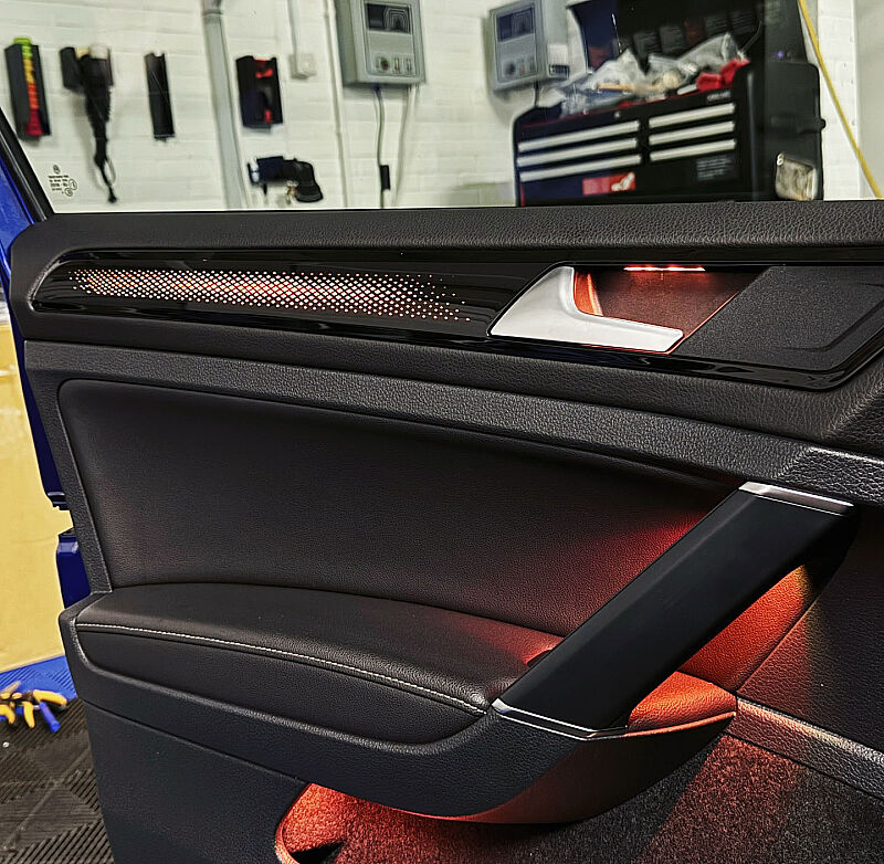Golf 7 7.5 Trimli  Piano Black Galaxy Rainbow Trimli İç Ambiyans Aydınlatması - 4