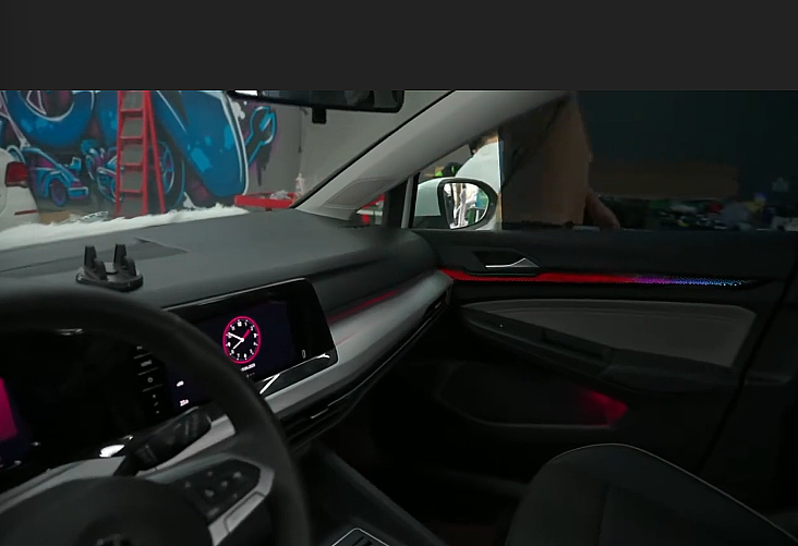 Golf 8 Dragon Model Trimli Ambiyans Aydınlatması - 3