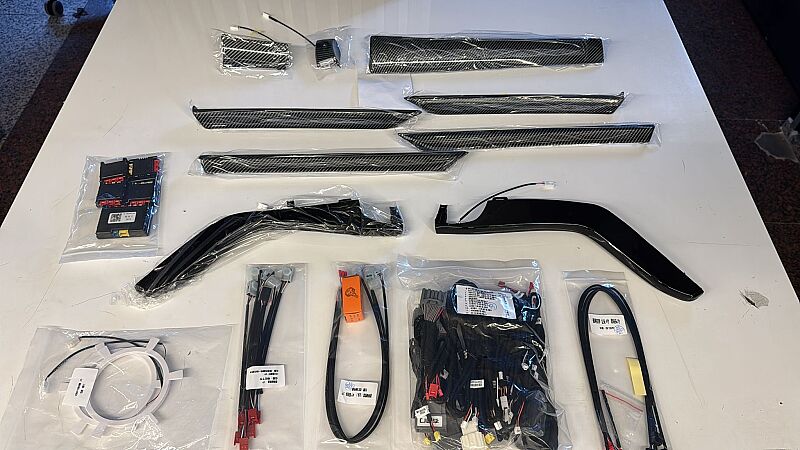 Honda FC5 64Renk Rainbow Trimli İç Ambiyans Aydınlatma Carbon - 2