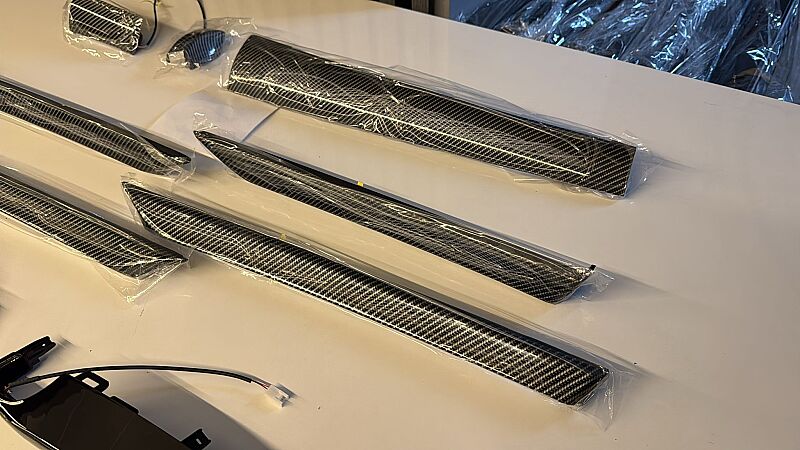 Honda FC5 64Renk Rainbow Trimli İç Ambiyans Aydınlatma Carbon - 3