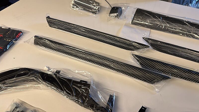 Honda FC5 64Renk Rainbow Trimli İç Ambiyans Aydınlatma Carbon - 4