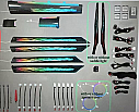 Honda FC5 64Renk Rainbow Trimli İç Ambiyans Aydınlatma Carbon
