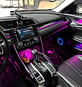 Honda FC5 64Renk Rainbow Trimli İç Ambiyans Aydınlatma Piano Black - 5