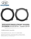 Hyundai Araçlara Ön Kapı Yerlerine 16 Cm Hoparlör Kasnağı - 4