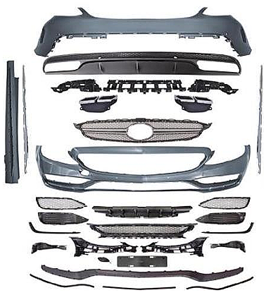 Mercedes C Class W205 C63 AMG Body Kit Kaput Çamurluk - 1