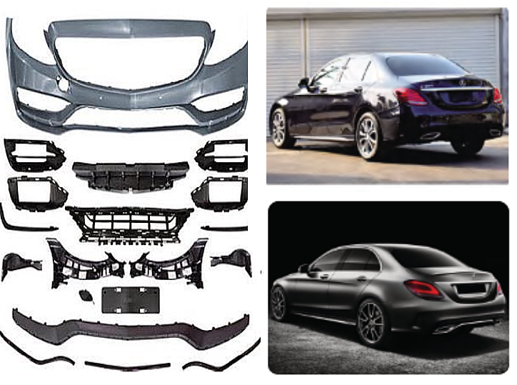 Mercedes C Class W205 Front Bumber Uprade to 2019 Amg - 2
