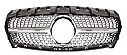 Mercedes CLA Class W117 13-15 Diomand Grille Silver Panjur
