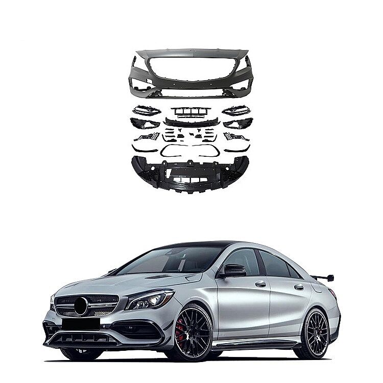 Mercedes CLA Class W117 2016-2018 CLA45 AMG Front Bumper Body kit - 2
