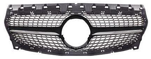 Mercedes CLA Class W117 2016-2018 Diamond Grille Black Panjur - 1