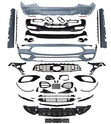 Mercedes CLA Class W118 2019+ CLA45 Ön Tampon Body Kit - 1