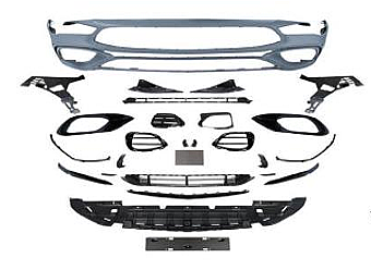 Mercedes CLA Class W118 2019+ CLA45 Ön Tampon Body Kit - 1