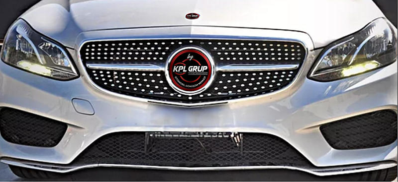 Mercedes E Class W212 Diamond Grille Amg Black Panjur - 2