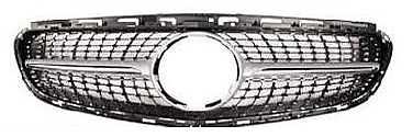 Mercedes E Class W212 Diamond Grille Amg Silver Panjur - 1