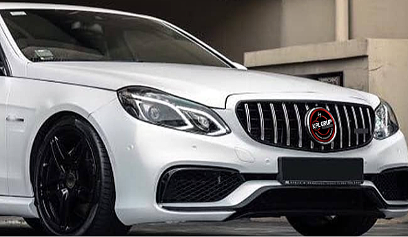 Mercedes E Class W212 GT Grille Silver Panjur - 2