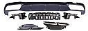 Mercedes E Class W213 17-20 E63 Karbon Arka Difüzör With Pipe