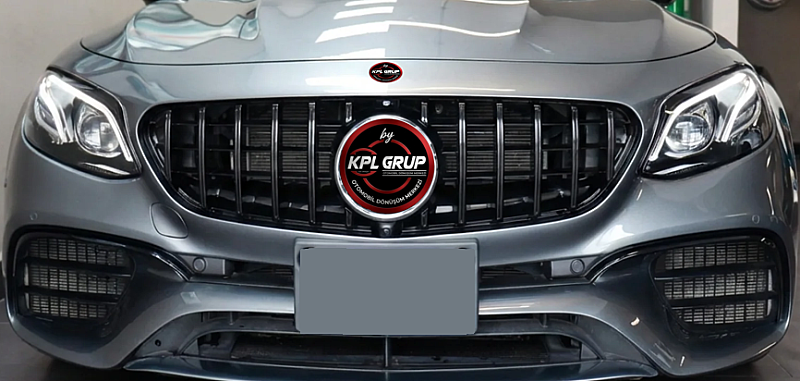 Mercedes E Class W213 E63 GT Grille Black Panjur - 2