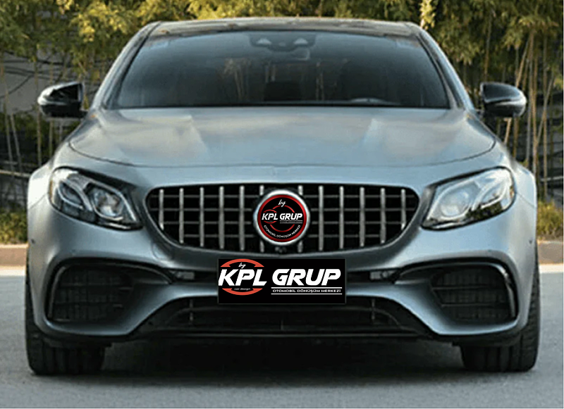 Mercedes E Class W213 E63 GT Grille Silver Panjur - 2