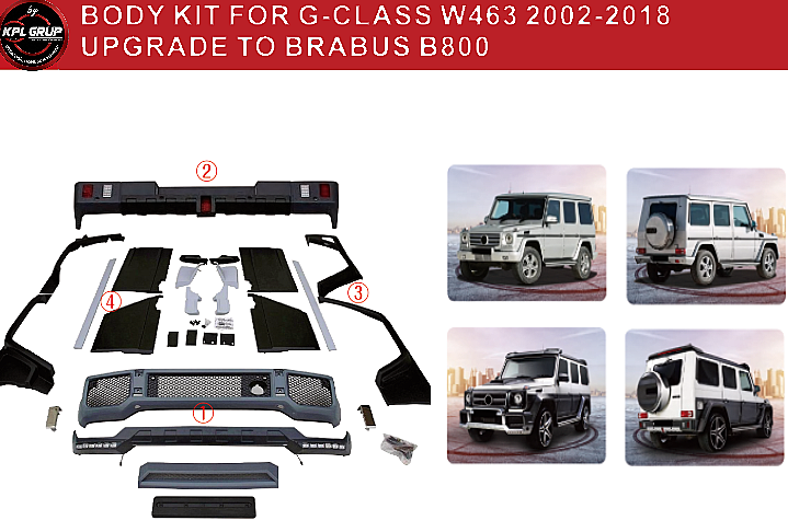 Mercedes G Class 2002-2018 W463 Upgrade to Brabus - 2