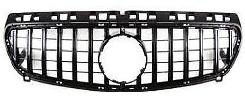 Mercedes W176 2013-2015 GT Grille Black Panjur - 1