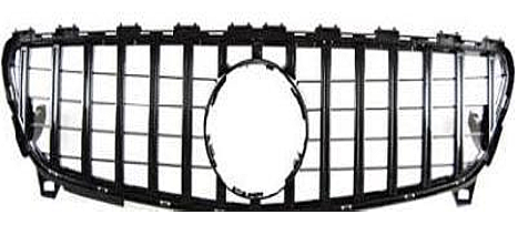 Mercedes W176 2015-2018 GT Grille Black Panjur - 1